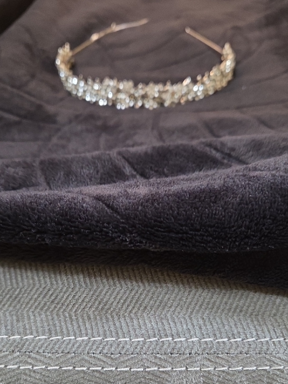 Silver Crystal Bridal Tiara Headband